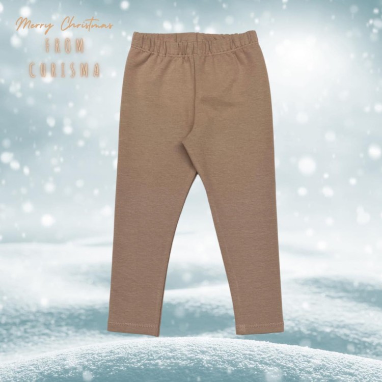 legginsy_ocieplane_dziewczece_beżowe_chrisma